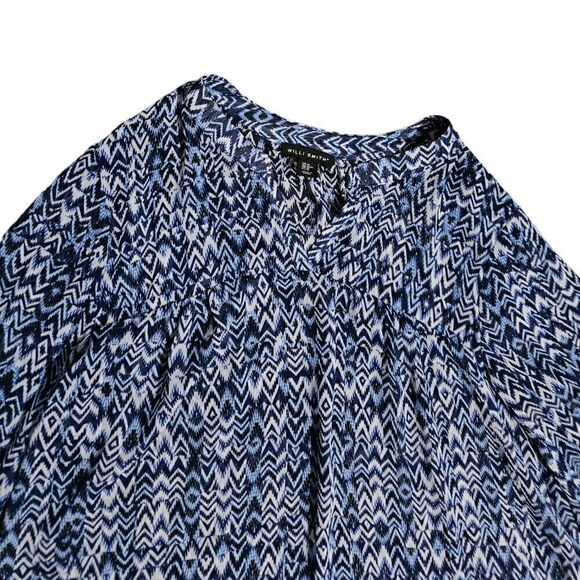 Women's WILLI SMITH Sheer Long Sleeves Top Medium - Picture 4 of 5